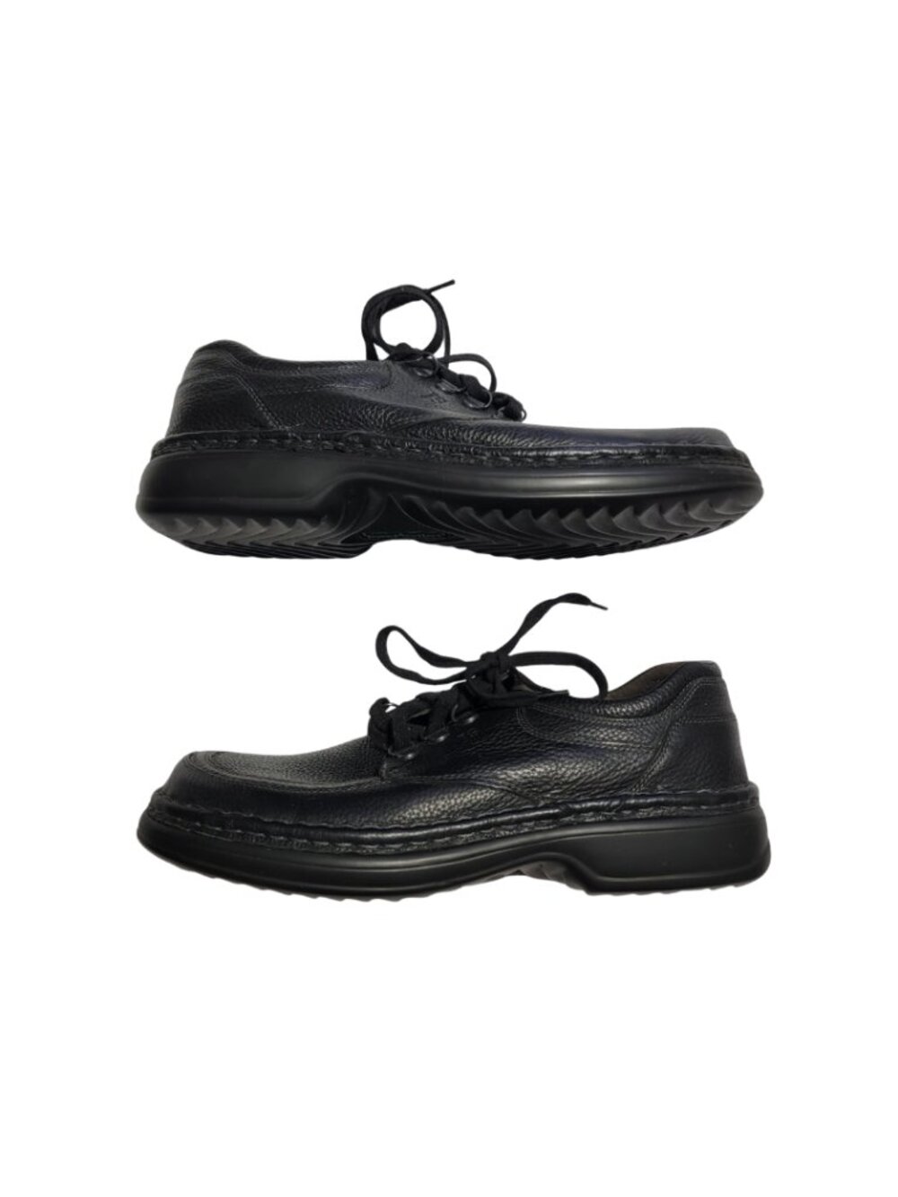 New Josef Seibel Men’s Size 9 Black Leather Casual / Work Shoes (NWT)